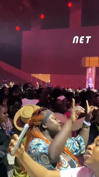 Parc des expositions ambiance au concert de Roseline Layo avant son arrivée