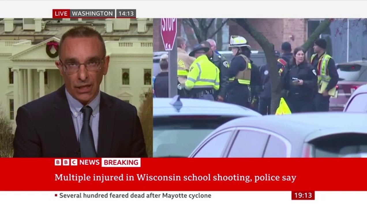 Wisconsin shooting- Three dead and multiple injured in US school shooting, police say - BBC News