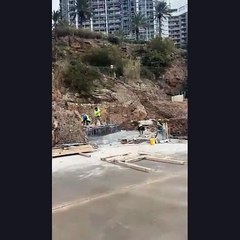 Antalya'da Lara falezlerindeki otel inşaatı önünde Akdeniz foku görüntülendi