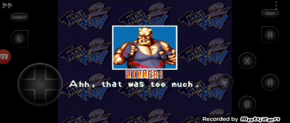 Fatal Fury 2 Big Bear vs Cheng Sinzan luta completa