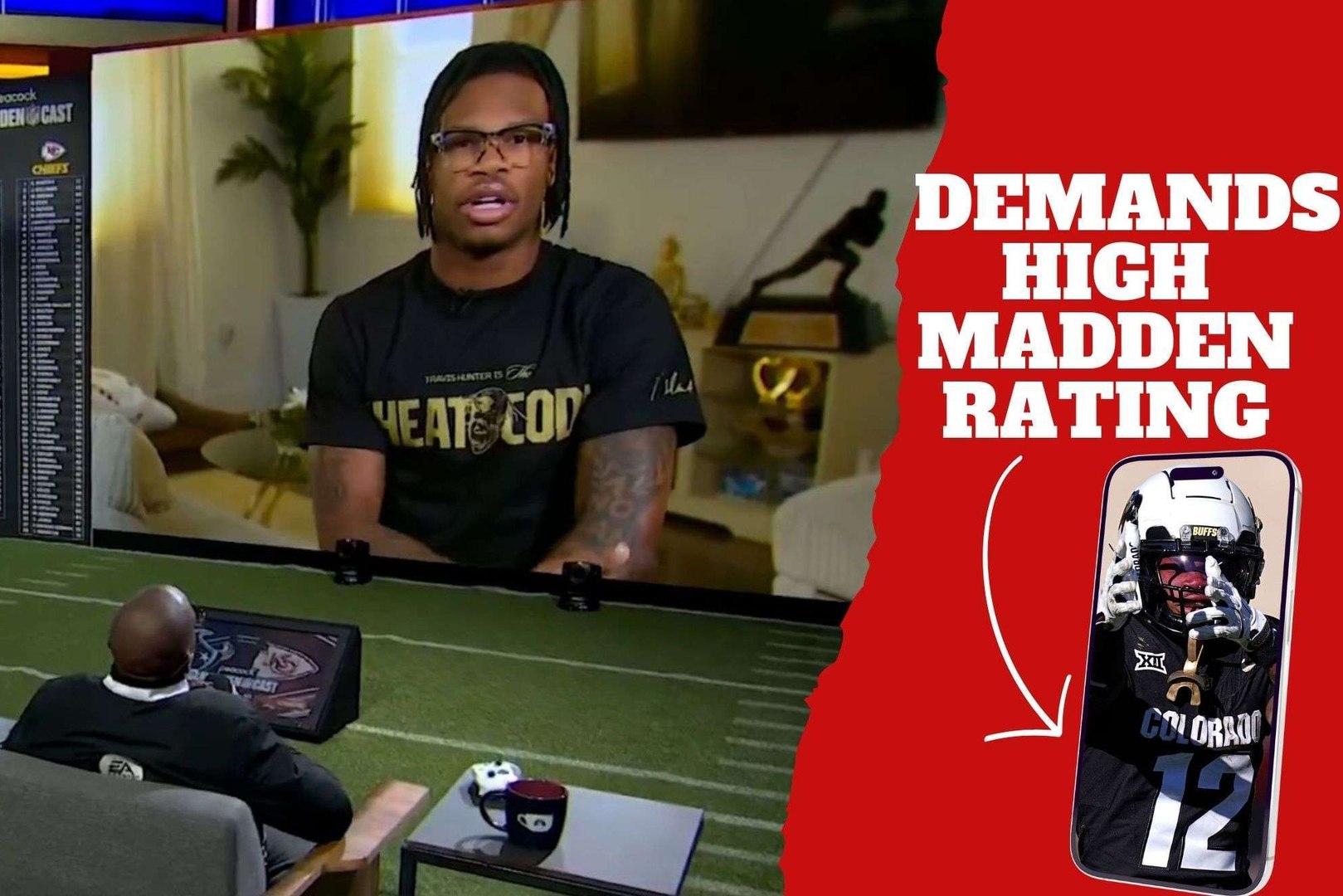 Travis Hunter brags about his football talent and demands this NFL Madden rating before he enters the league