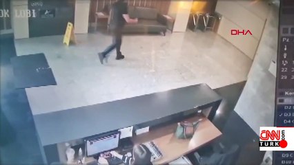 Televizyon binasına zorla girmeye çalışan şüpheli gözaltına alındı