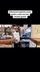 Influencer cenan gratis