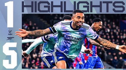 Crystal Palace vs Arsenal (1-5) | Premier League 2024/25 | Fecha 17