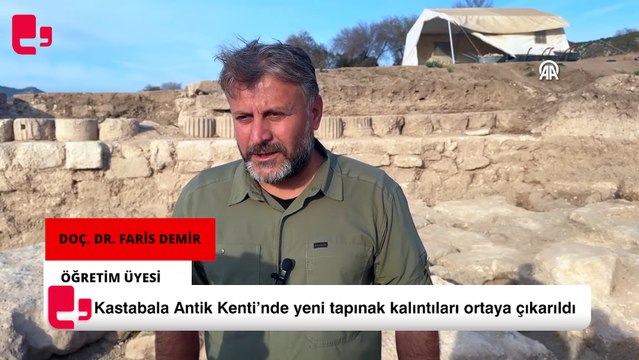 Kastabala Antik Kenti’nde yeni tapınak kalıntıları ortaya çıkarıldı