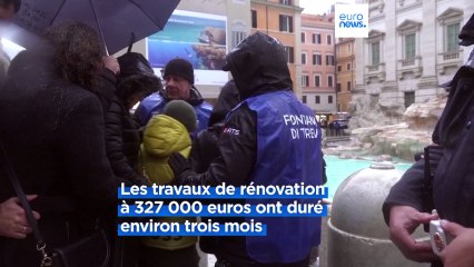La fontaine de Trevi rouvre à temps pour le Jubilé 2025