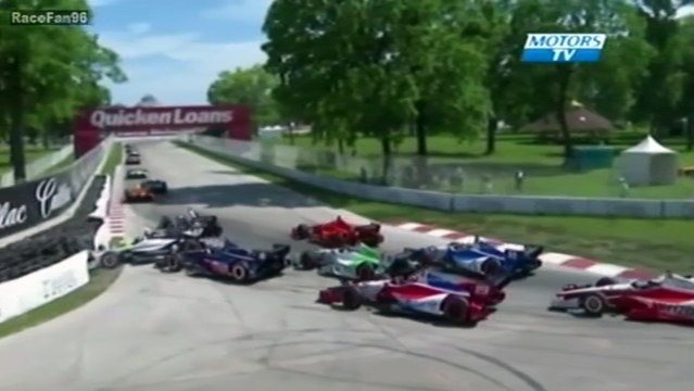 IndyCar 2014_Manche 7_Chevrolet Indy Dual in Detroit presented by Quicken Loans_Résumé de la course (en français - Motors TV - France) [RaceFan96]