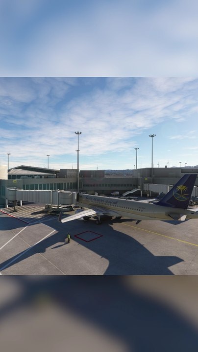 Passenger Boarding Bridge: Saudia A320neo at Charles de Gaulle Airport (CDG), Paris, France #fly #flights #fly #flightlovers #Canada #USA #Japan  #aviation #flying #FlyingLovers #aviationlovers