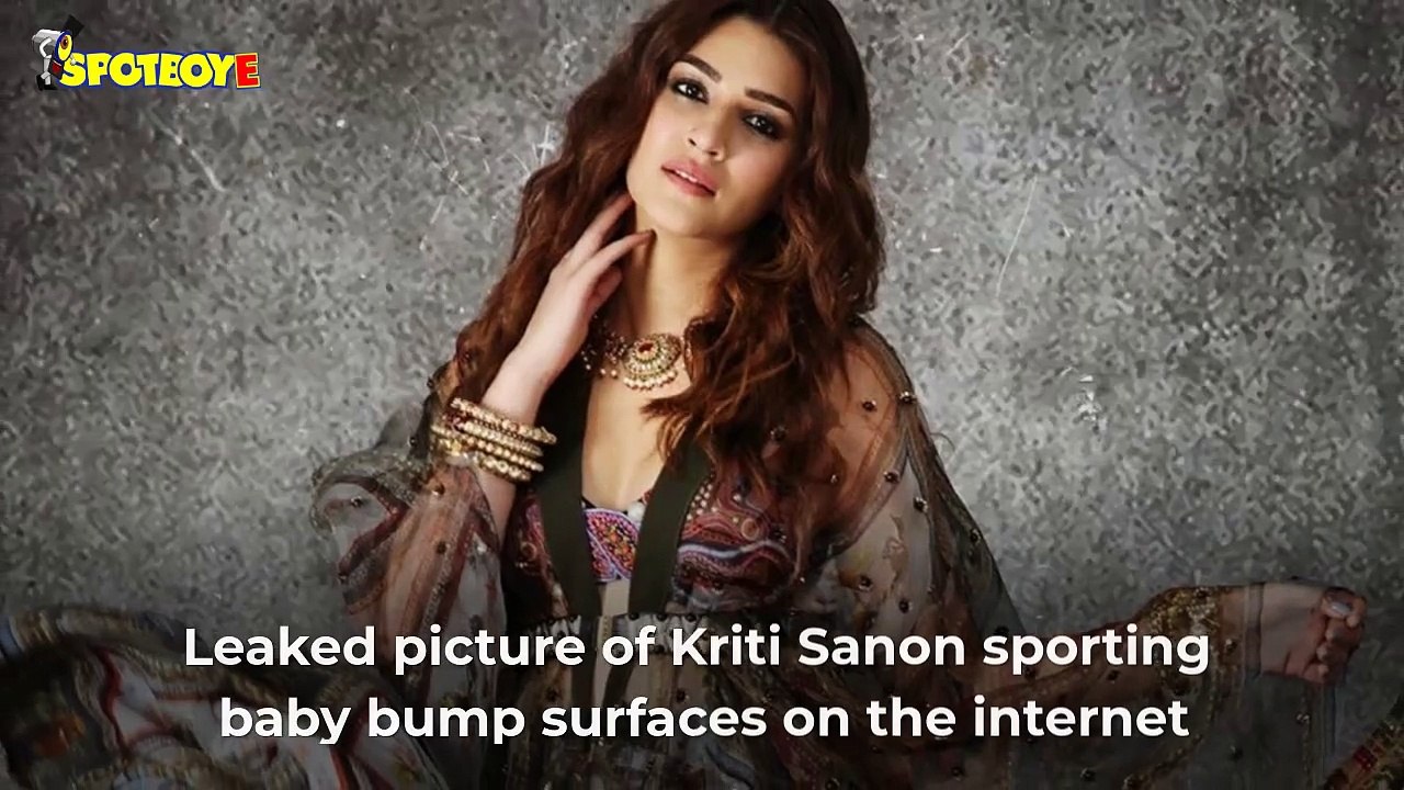Leaked picture of Kriti Sanon sporting baby bump surfaces on the internet