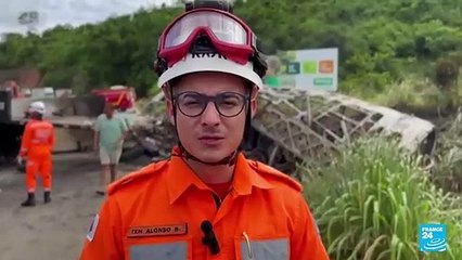 Brasil: decenas de muertos tras choque de vehículos en carretera de Minas Gerais