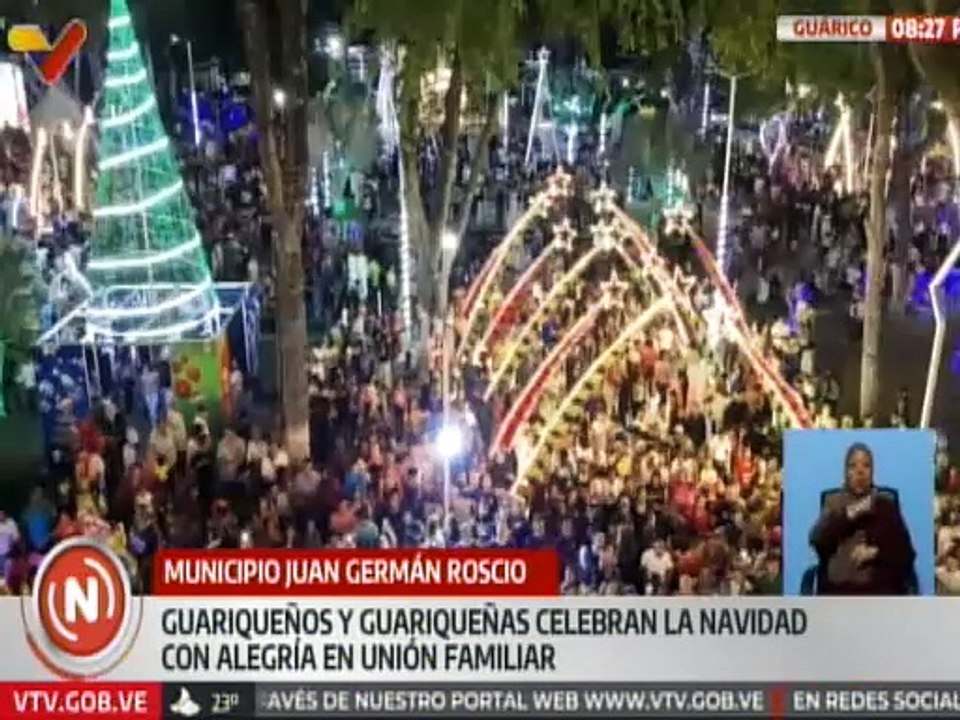 Habitantes del edo. Guárico celebran con amor y en unión familiar la Navidad