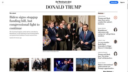 WP "예산안 쓴맛 본 트럼프, 입법상 험로 전망" / YTN