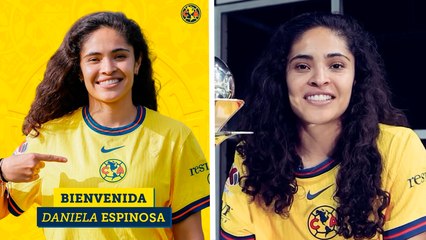 Daniela Espinosa regresa al nido y así le da la bienvenida América Femenil