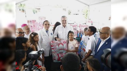 Abinader encabeza aguinaldo navideño de la Clínica Cruz Jiminián