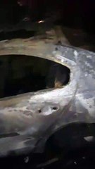 آثار حـ ـريق مطعم تفويلة