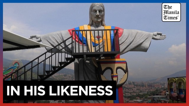 Colombia unveils Latin America's largest 3D-printed image of Christ