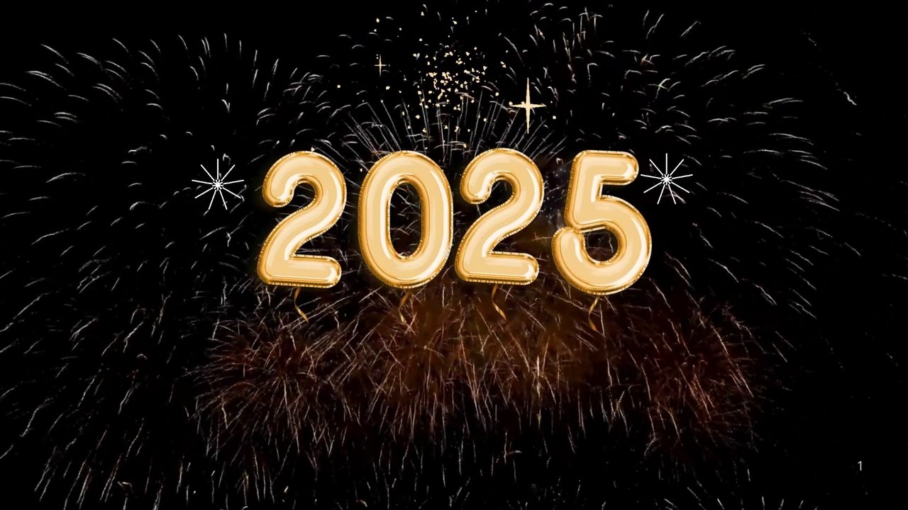Happy New Year 2025 | New Year Stock Video | New Year Copyright Free Video | Romance Post BD