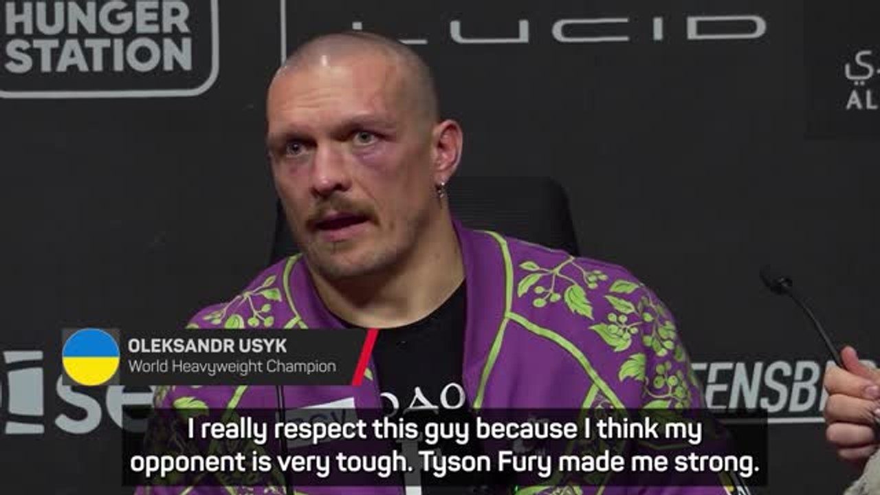 Tyson Fury 'my best friend' - Oleksandr Usyk