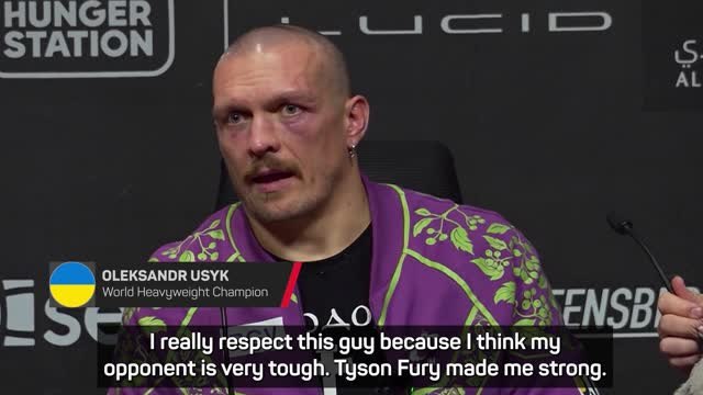 Tyson Fury 'my best friend' - Oleksandr Usyk