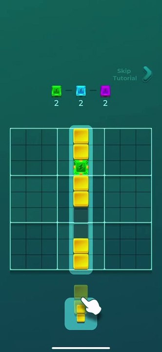 Block buzzle game play