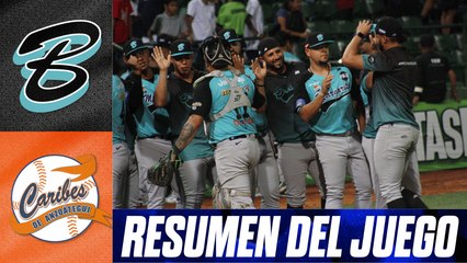 Resumen del juego Bravos de Margarita vs Caribes de Anzoátegui | 21 de diciembre 2024