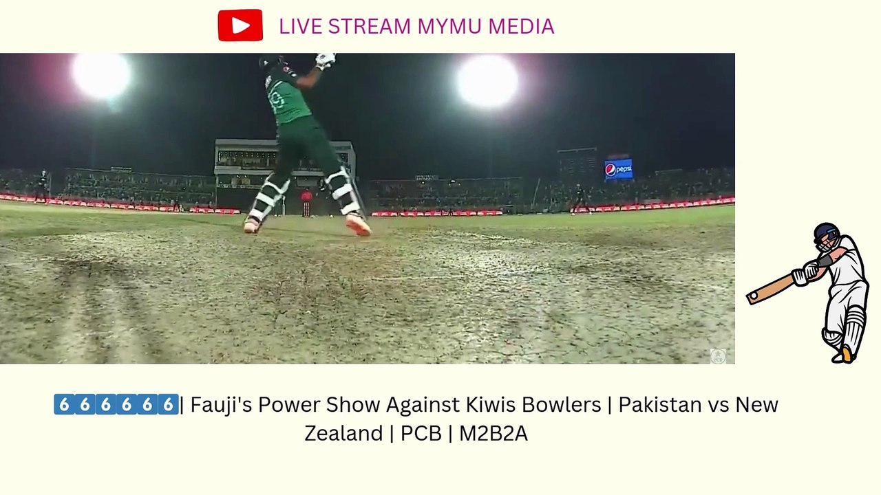 6️⃣6️⃣6️⃣6️⃣6️⃣6️⃣ Fauji's Power Show Against Kiwis Bowlers  Pakistan vs New Zealand  PCB  M2B2A