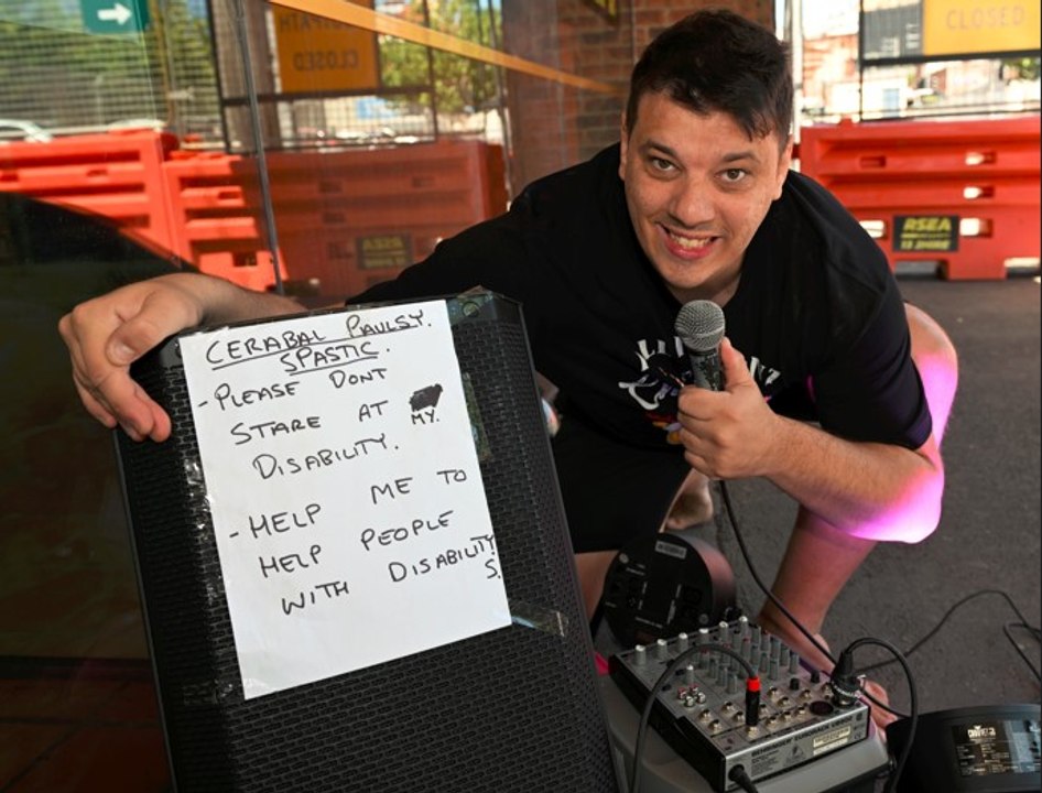 Bridge Mall busker Stephen Barnes