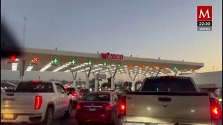 Caravana de paisanos cruza con 700 vehículos por puente de Matamoros