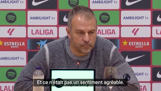 Barça - Flick sur la défaite à la dernière minute contre l'Atlético : Ce n'était pas un sentiment agréable