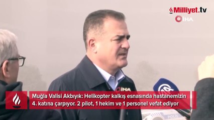 Vali İdris Akbıyık, helikopter kazası sonrası açıklamarlarda bulundu