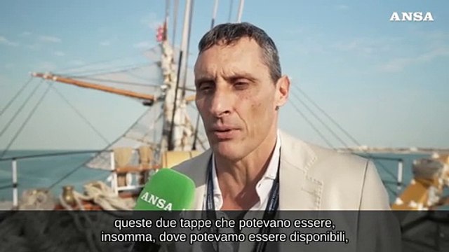 Trespidi: L'Arena di Verona a bordo dell'Amerigo Vespucci