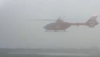 Muğla'da hastaneye çarpan helikopterin son görüntüleri