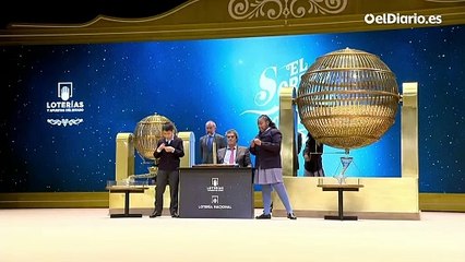 77768, primer cuarto premio de la Lotería de Navidad