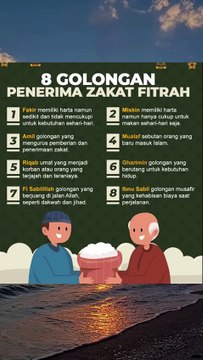 8 Golongan yang Berhak Menerima Zakat Fitrah#Zakat Fitrah##zakat#ramadhan