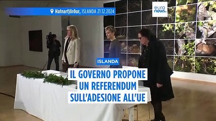 Il nuovo governo islandese apre a un referendum per l'adesione all'Ue
