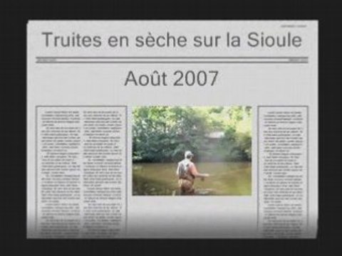 Pêche en nymphe et en seche sur la Dordogne et Sioule
