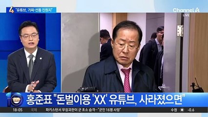 홍준표 “유튜브가 가짜·선동의 진원지”