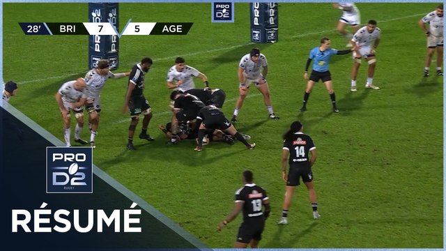 PRO D2 Saison 2024-2025 J15 - Résumé CA Brive - SU Agen
