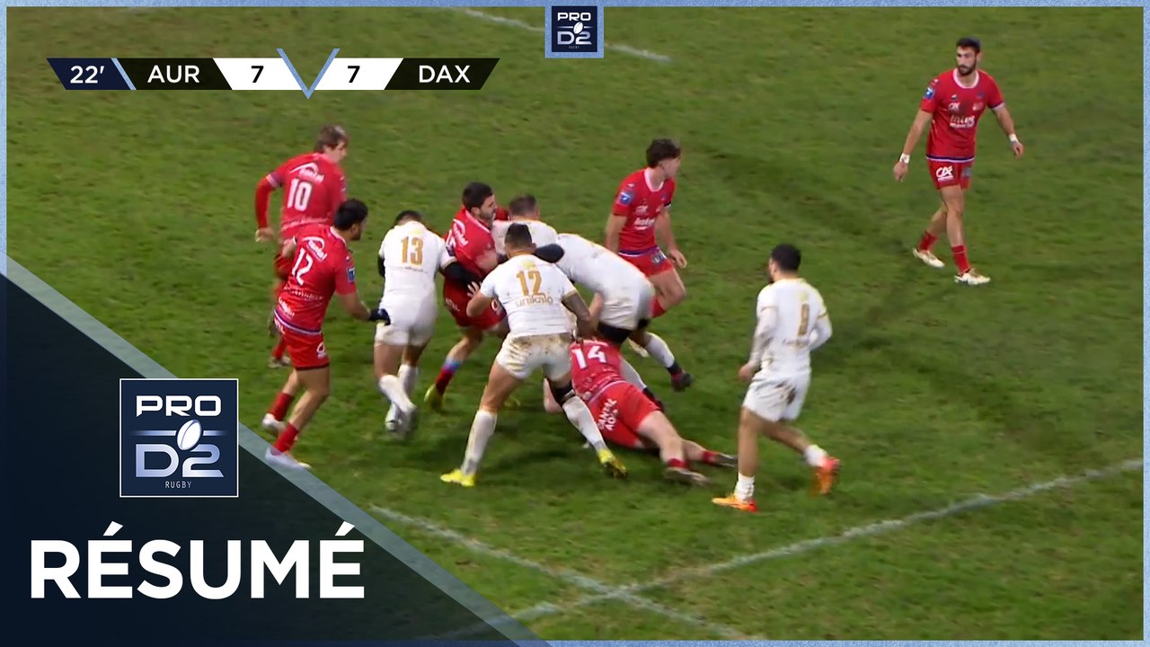 PRO D2 Saison 2024-2025 J15 - Résumé Stade Aurillacois - US Dax