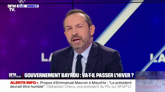 Sébastien Chenu (RN): François Bayrou, comme ceux qui nous gouvernent, considère que nous sommes là par effraction
