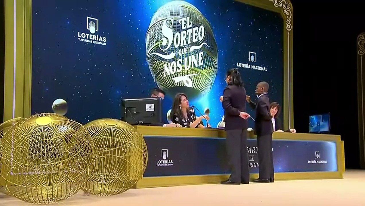 Quinto premio: 97345. El sexto de los ocho quintos premios que reparte el sorteo