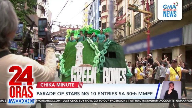 Parade of Stars ng 10 entries sa 50th MMFF | 24 Oras Weekend