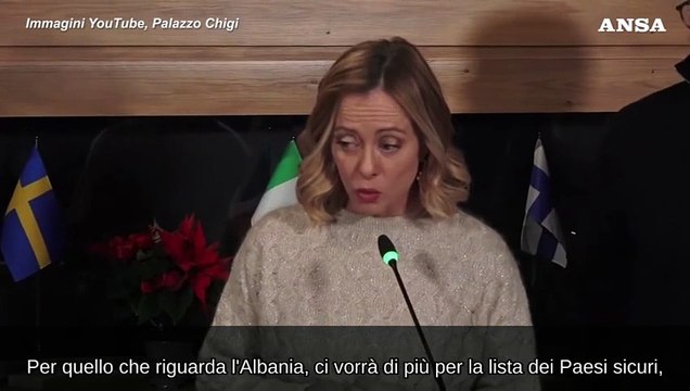 Meloni: Lunedi' vertice per vedere come procedere sull'Albania