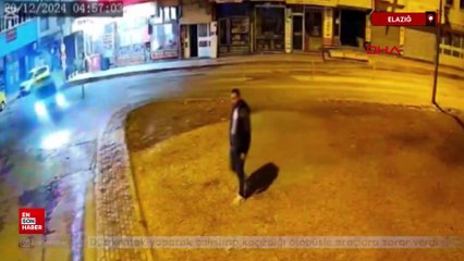 Elazığ'da otobüs kaçırıp araçlara zarar verdi