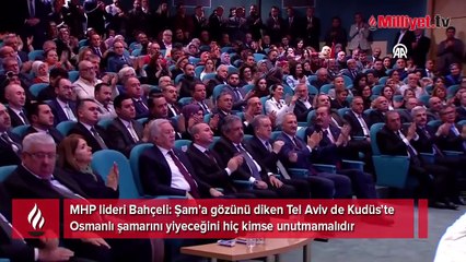 MHP lideri Bahçeli: Hiç kimse unutmamalı! Tel Aviv, Kudüs'te Osmanlı şamarını yiyecek