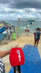 Recordista da Travessia Itaparica-Savador, Allan do Carmo acompanha 9ª edição da prova: "vim matar a saudade"