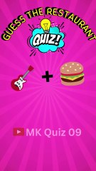 guess the restaurant by emoji #emojigames #emojiquizz #quiz