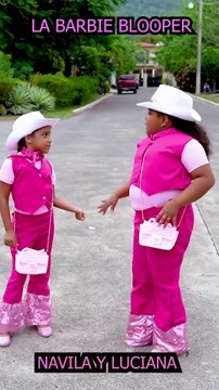 LA BARBIE BLOOPER NAVILA Y LUCIANA #navilayluciana #navila #barbie #blooper
