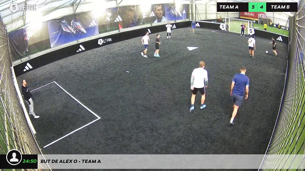 But de Alex O - Team A