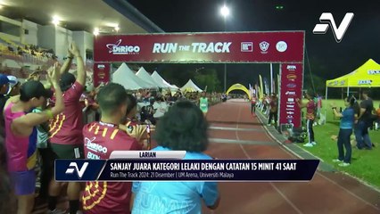 Esther Joy juara kategori wanita Run The Track 2024
